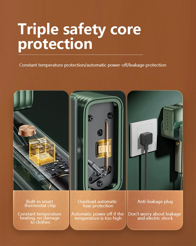 2022NEW Handheld Iron Steamer for Clothes Garment at Home or Travel Powerful Portable Compact Mini Small Steam