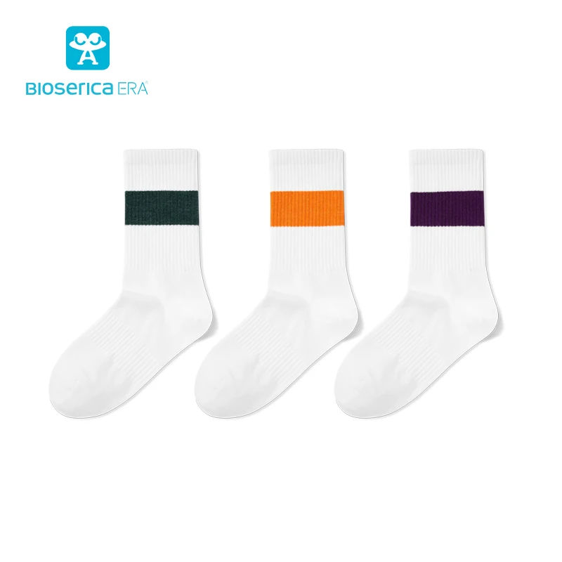 Cotton Socks Stock Fast Delivery Anti-bacterial Anti-odour Fashion Socks Unisex Dropshipping 6 Pair Pack