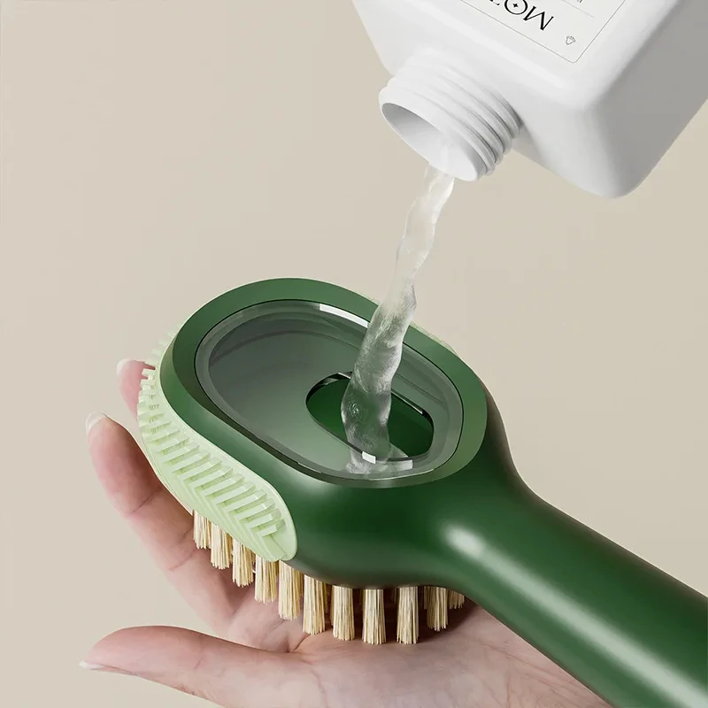 Multifunctional Cleaning Brush Soft-bristled Liquid Shoe Brush Clothes Shoe Clothing Board Brush Shoe Cleaner