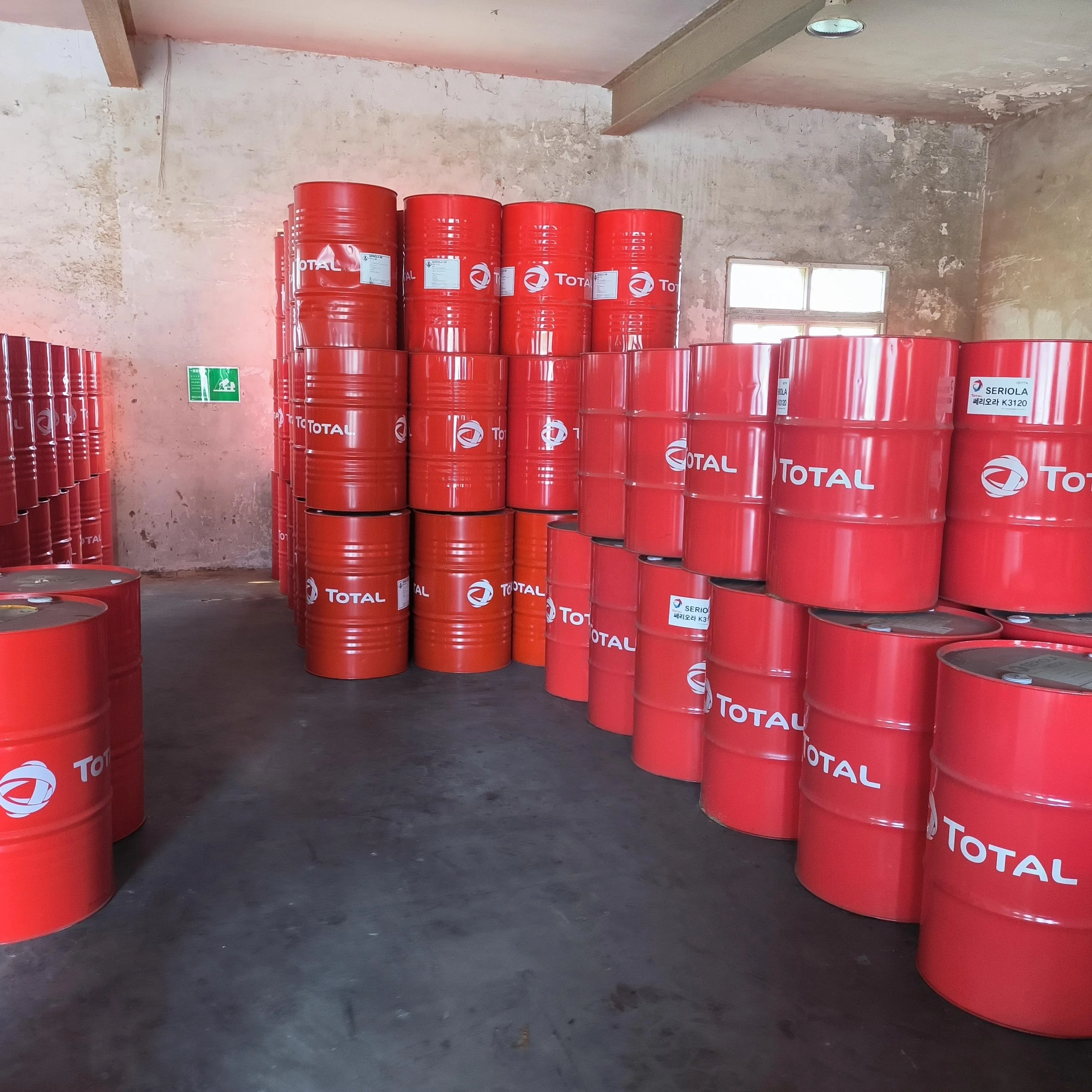 TOTAL NATERIA MP 40 Gas engine oil  low ash lubricant 208L