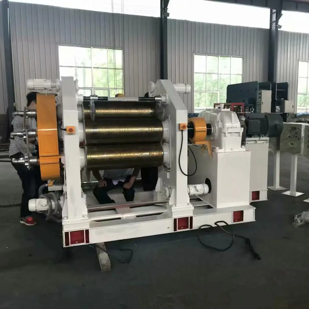 Rubber Calender Simple Friction Production Line/ Machine for Reclaimed
