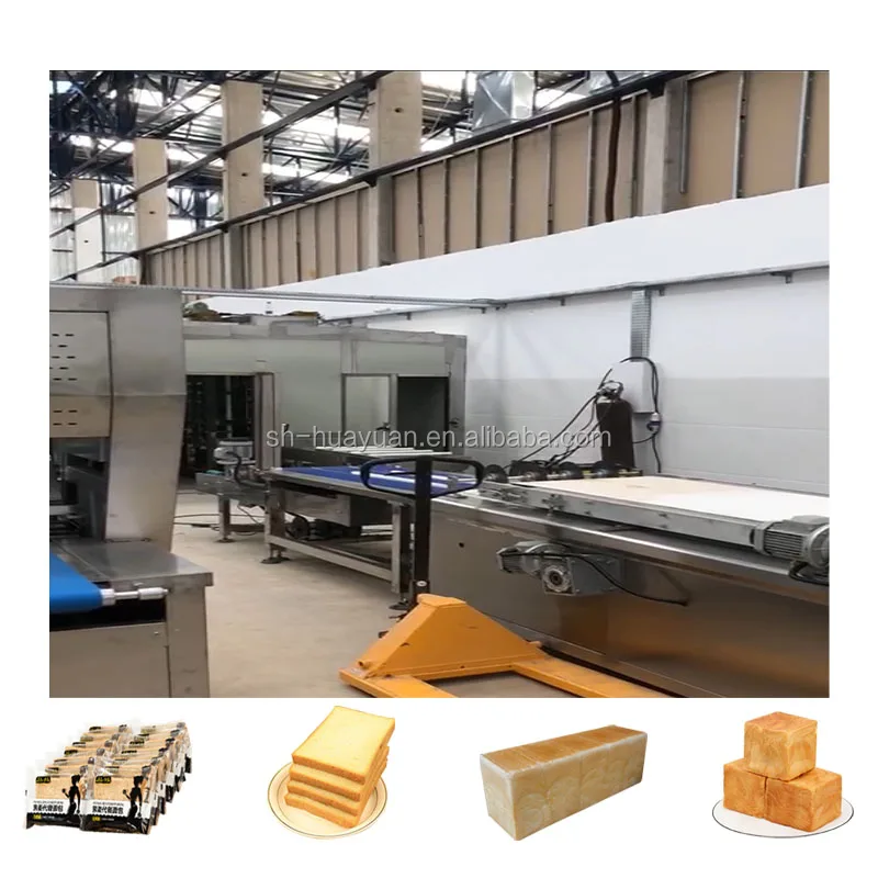 HYTSMB-600 300kg/h Factory Price Industrial Processing Automatic Rusk Toast/ Slicer Bread Making Machine Production Line
