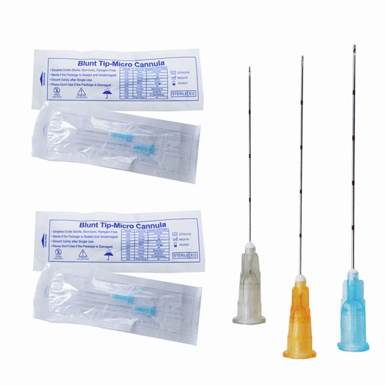 Medical Grade Beauty Consumables Blunt Cannula Needle Disposable Blunt Tip Micro Cannula Needle