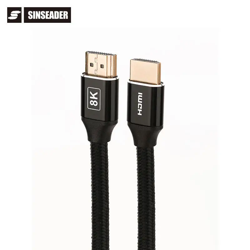 8K 60Hz 4K 120Hz Resolution Hdr HDMI Cable Ultra High Speed 48Gbps hdmi 2.1v Cable Certified 2.1 Version 8K HDMI Cable