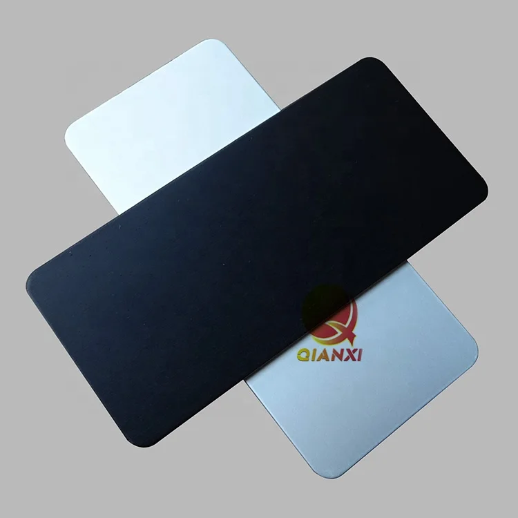 Customized black anodized Metal logo name plates aluminium label nameplates
