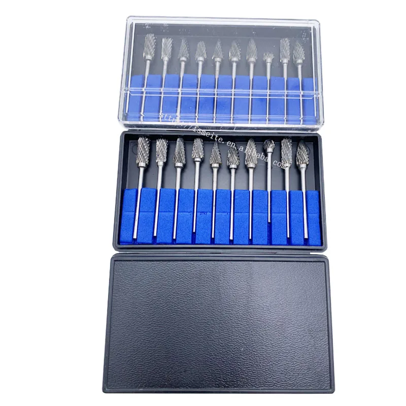 Hot selling low speed dental burs/HP tungsten steel carbide burrs lab burs tooth drills for micromotor
