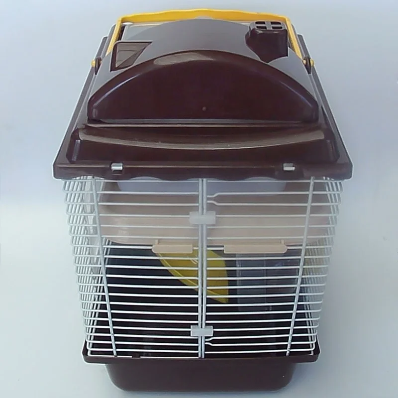 Hamster house luxury villa transparent door plastic cover small castle cage