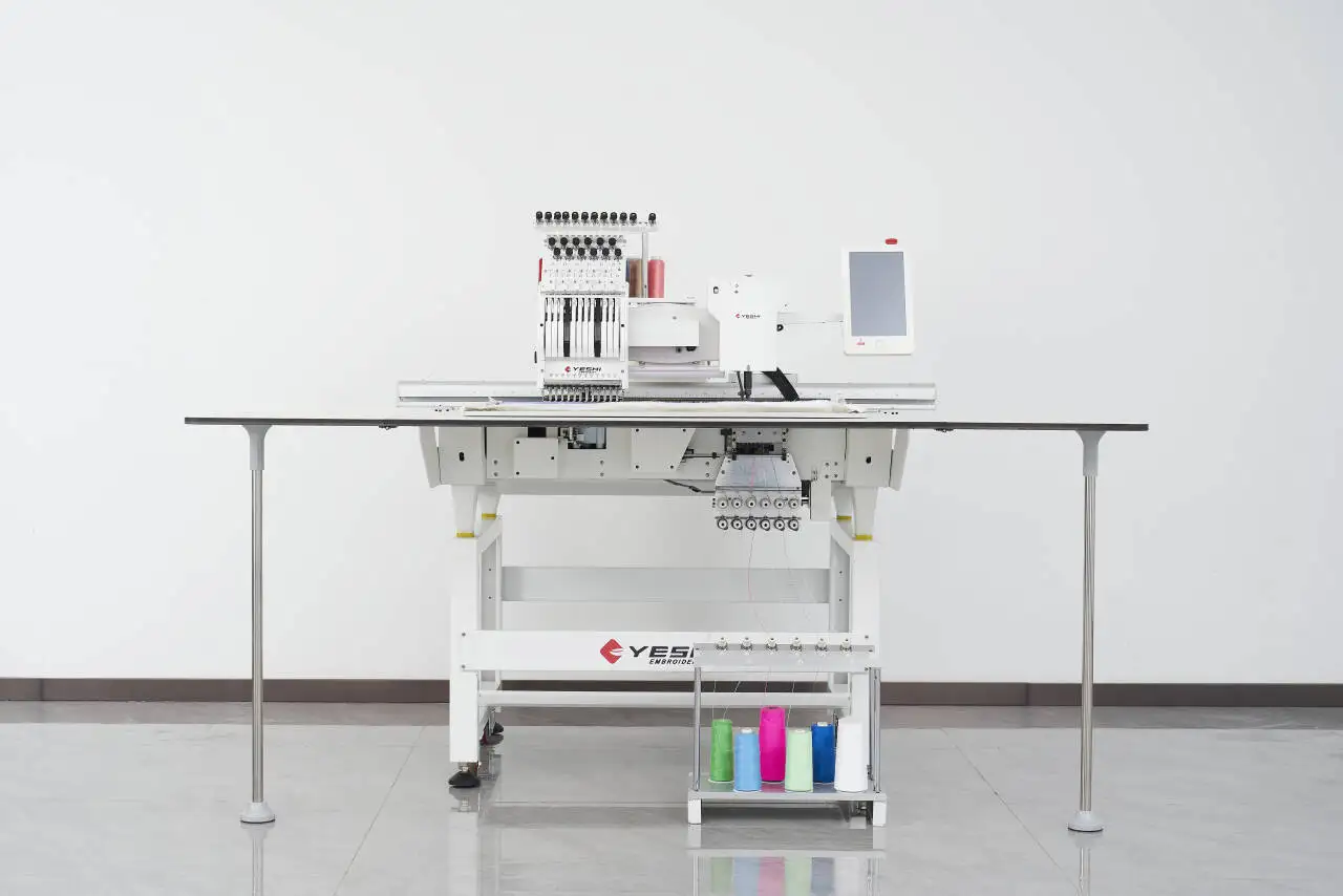 Factory Direct Sales High Quality 1 Head Automatic Computerized Chenille Embroidery Machine Mix Head(Flat+Cording)