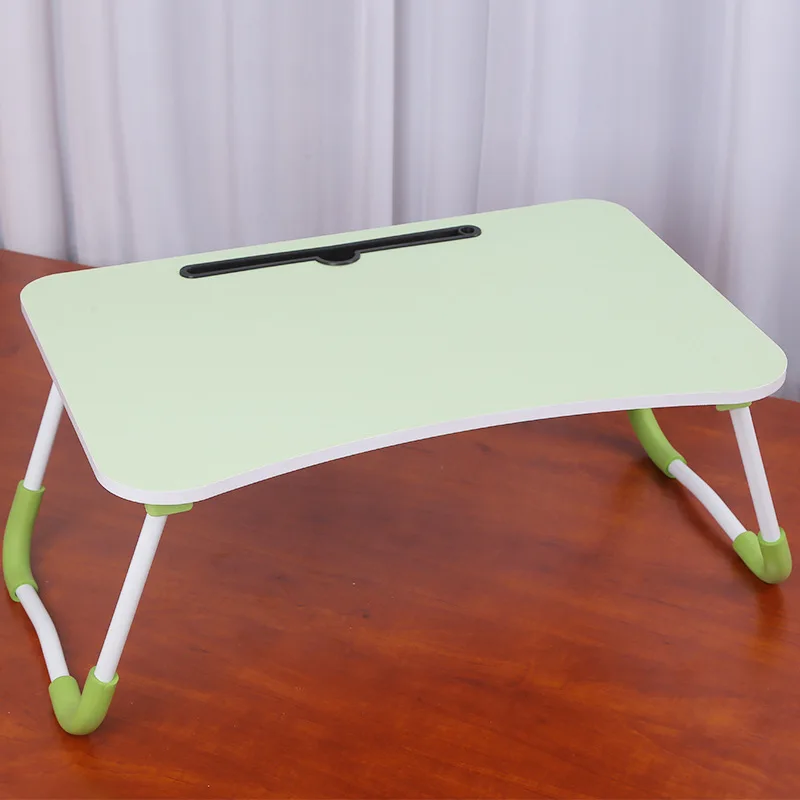 Folding Small Bed Serving Portable Laptop Stand Adjustable Bed Tray Table Home Work Use Notebook Stand Desk