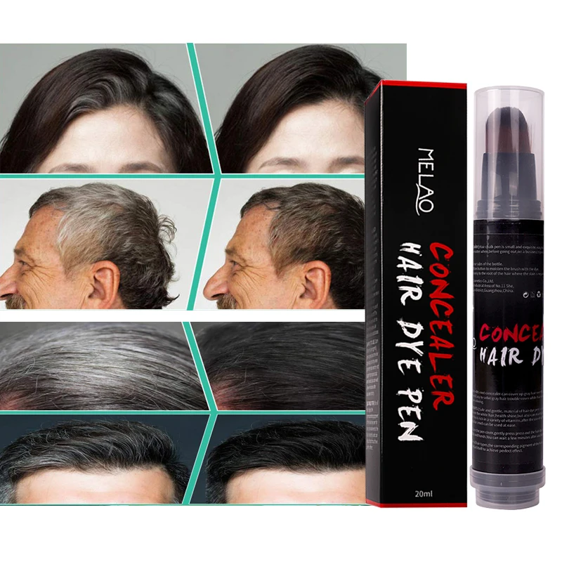 Private label Professional salon Touch Up Root Concealer Hair waterproof hair dye hair color pen  OEM/ODM
