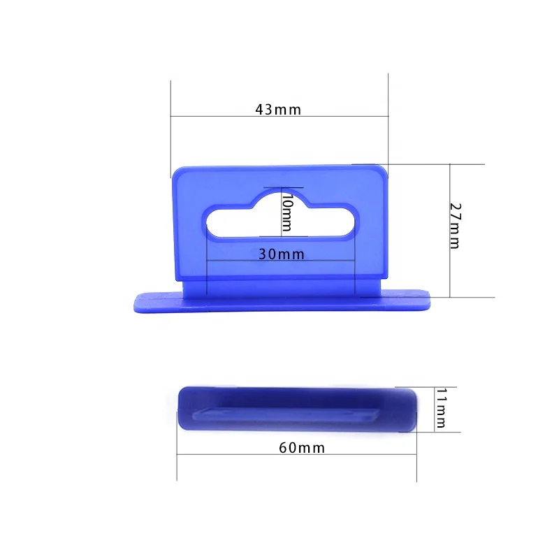 Products Custom Hang Tabs Colorful Plastic Euro Hole Hook Window Paper Box Display Hook