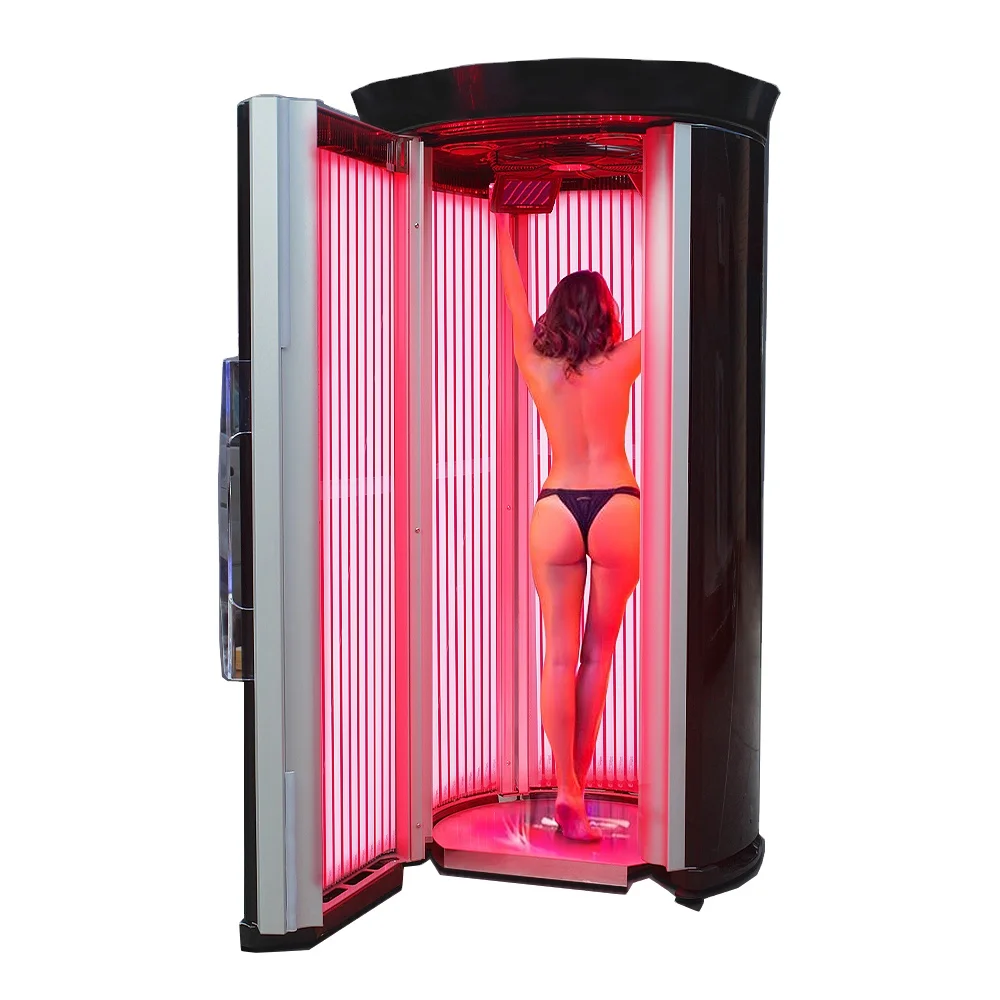 PBM Fitness Red near Infrared blue  LED Light Therapy pod for Pain Relief Mood & Sleep Enhancement wellness care bed