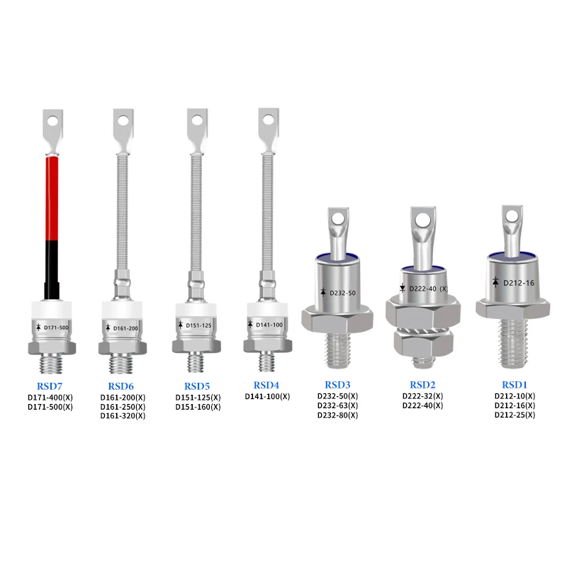 Russian Type rectifier diode D232-50  D232-63 D232-80 Rectifier Diode    D141-100 D151-125 D151-160