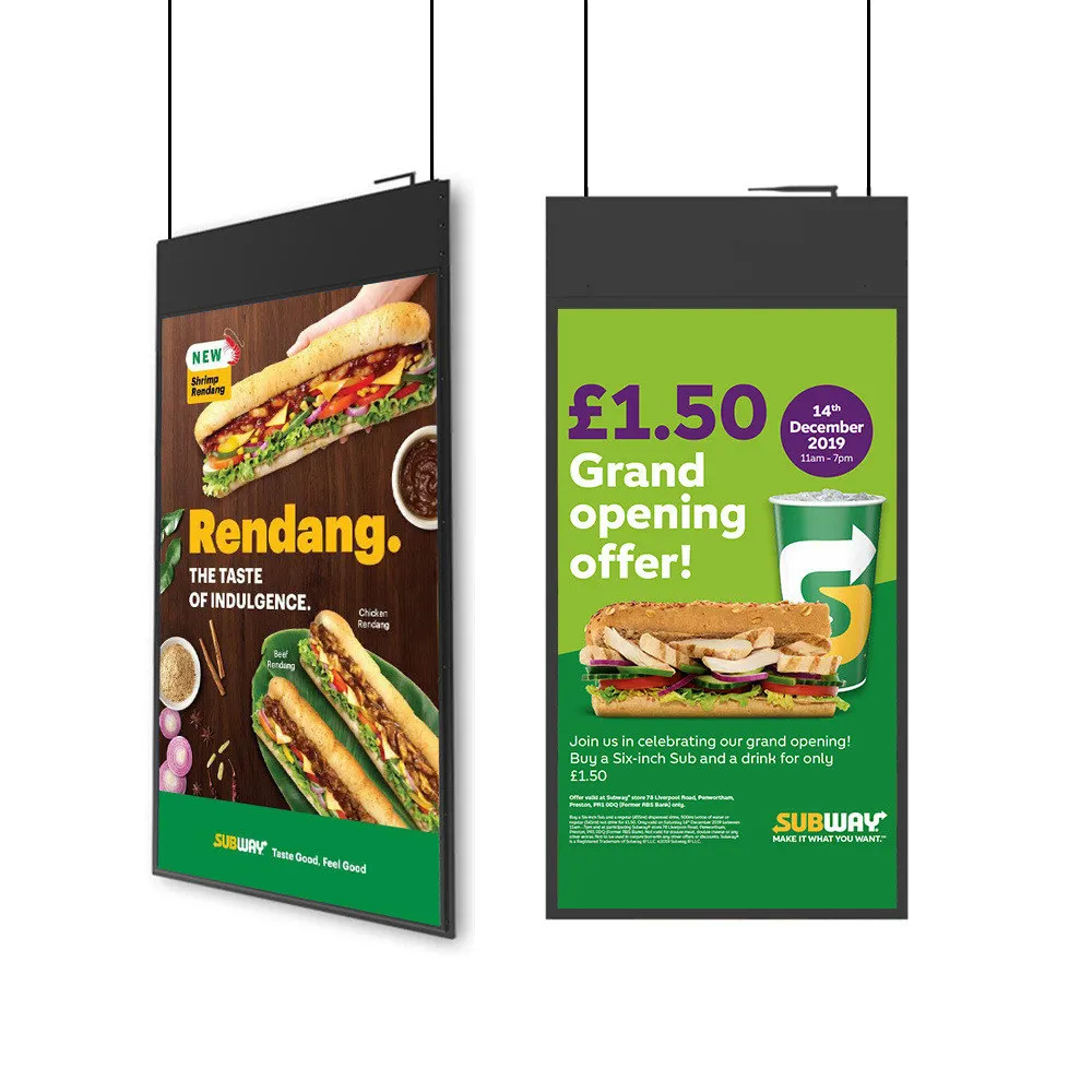 43/49/55 Inch Digital Window Display Signage for Advertising High Brightness Digital Advertising Screen