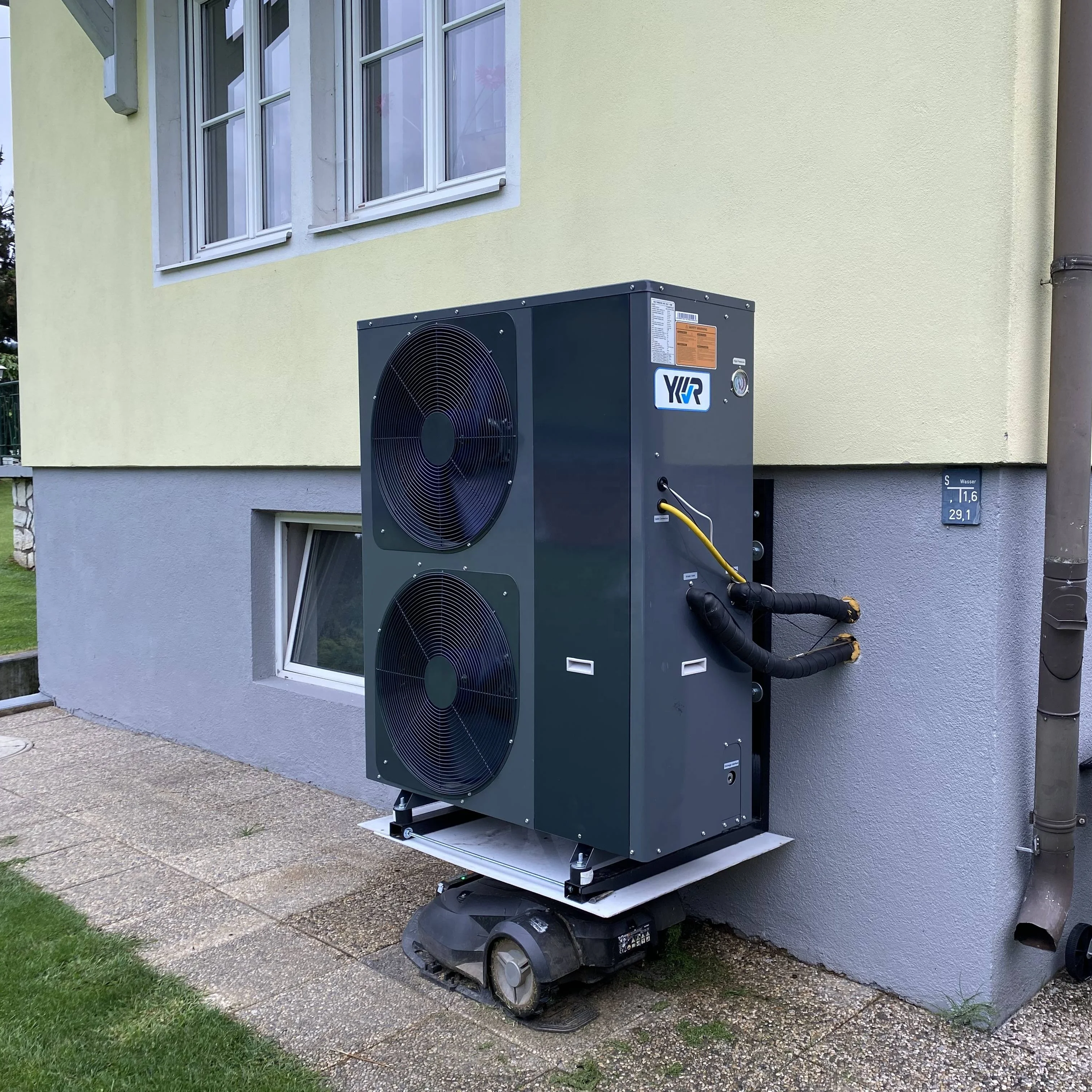 Heating Cooling Air to Water Heatpump 10KW 20KW 22KW pompy ciepla  WIFI R32 DC Inverter Air Source Heat Pump Water Heater