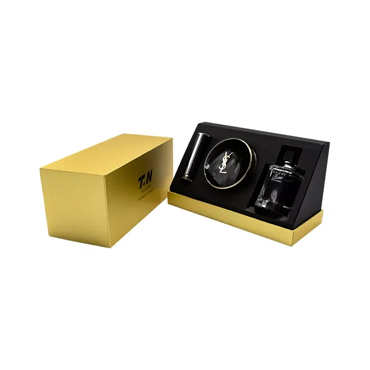 Custom Luxury Cosmetic Gift Box Packaging for Perfume Lipstick Sunscreen Cream Face Cream Skin Care Serum and High-Quality Box