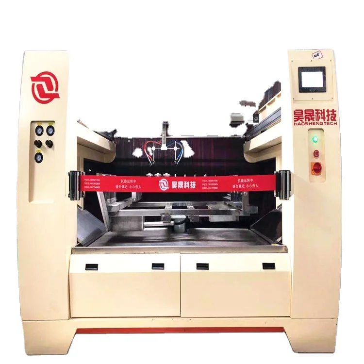 China industrial 5-Axis Automatic metal Spray Painting coating machinery for wooden door or car outer handle machine