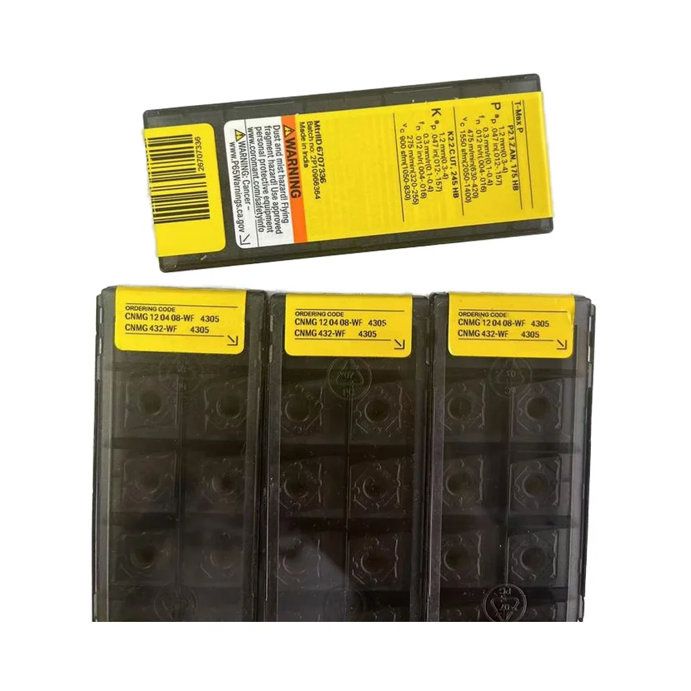 Sandviks Universal C Type Finishing CNC Turning Tool for Precision Machining Applications CNMG120408-WF4305