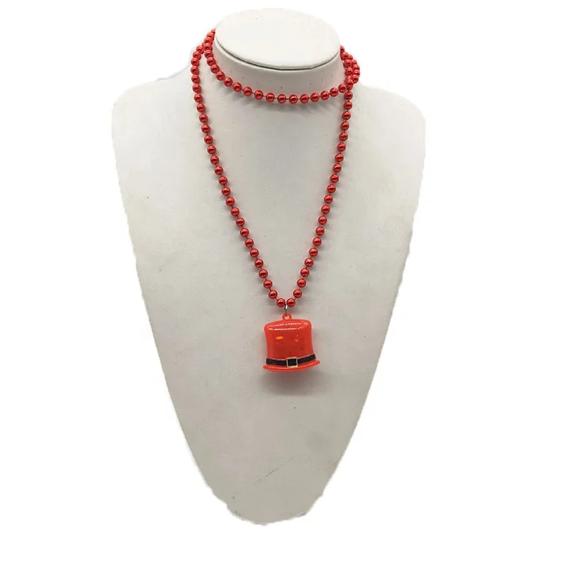 
2021 new arrivals St Patricks Day accessories LED necklace flashing lighted necklaces for kids toys 