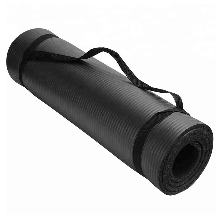 61x185cm 15mm Thick Gym Exercise Fitness Pilates Workout Mat Non Slip Yoga Mat