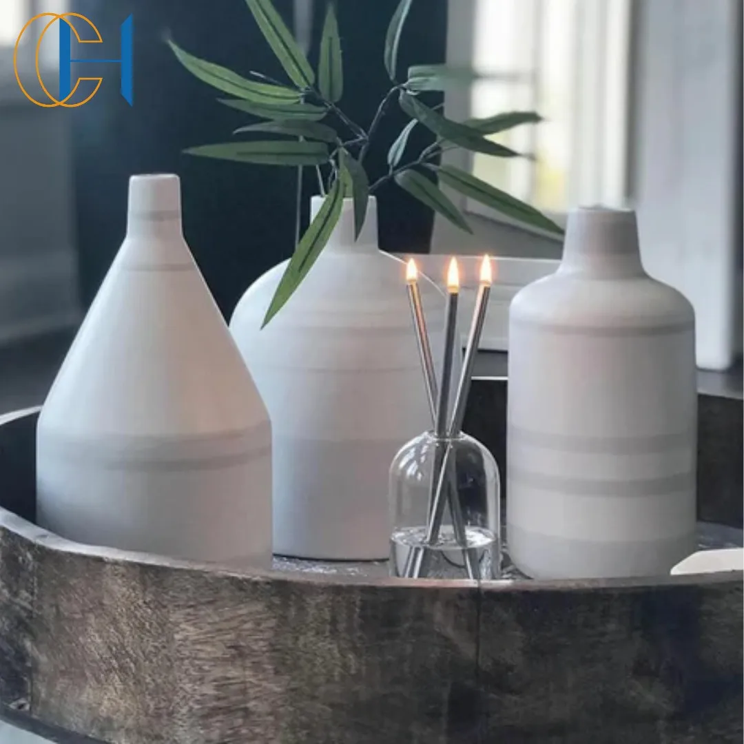 C&H Home Decor Liquid Oil Luxury Stainless Steel Everglowing Candle Infinity Oil Candle