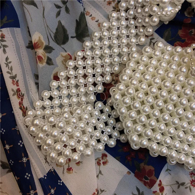 fashion heart shape  beads bag making waist bag