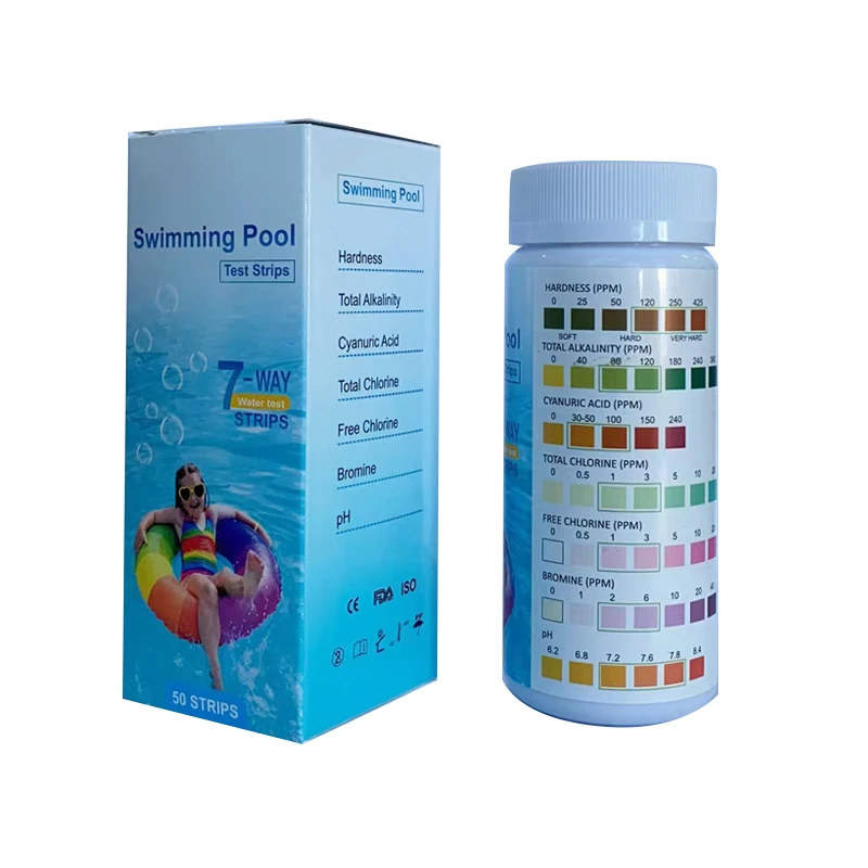 Swimming Pool High Quality Water Test 7 Item Rapid Test Strips