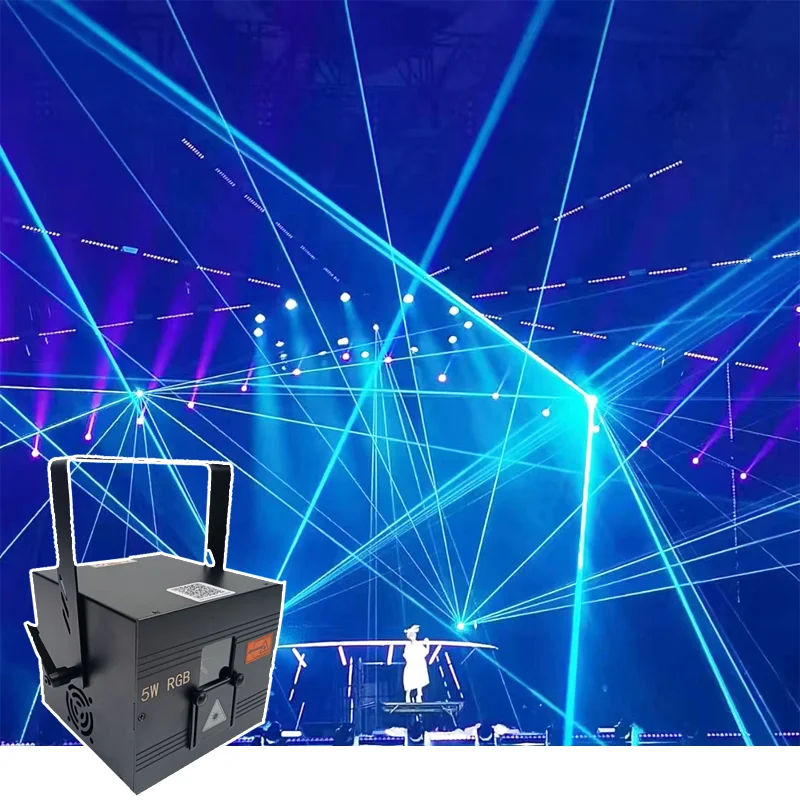 Лазерное мини-освещение RGB 5 Вт