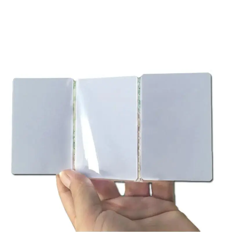 Custom design of guangdong inkjet id card printing plastic glossy pvc id blank card sheet