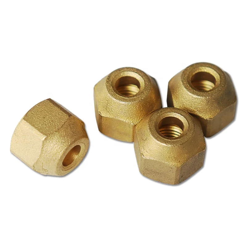 High Quality Cheap Better Refrigeration Copper Pipe Fitting Thicken Copper Tube Joint Copper Nuts Apply