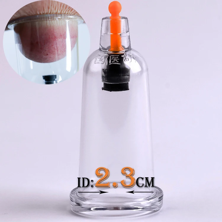 1000 Y8 MIX 2.3cm Cupping Tools Supplies Vacuum Cupping therapy cups Transparent Hijama Disposable Vacuum Cupping for sale
