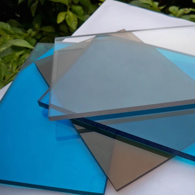 C customized logo color length high quality Bronze Plastic Polycarbonate Solid Sheet