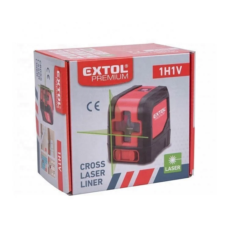 8823306 EXTOL self-leveling line laser green laser level mount