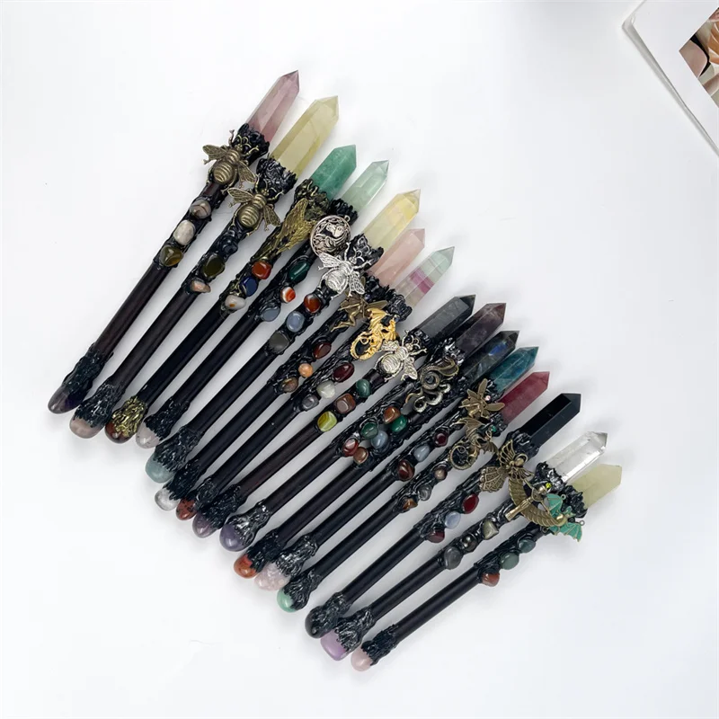 Wholesale  Natural Crystals Healing Stones Crystal magic wand  For gift