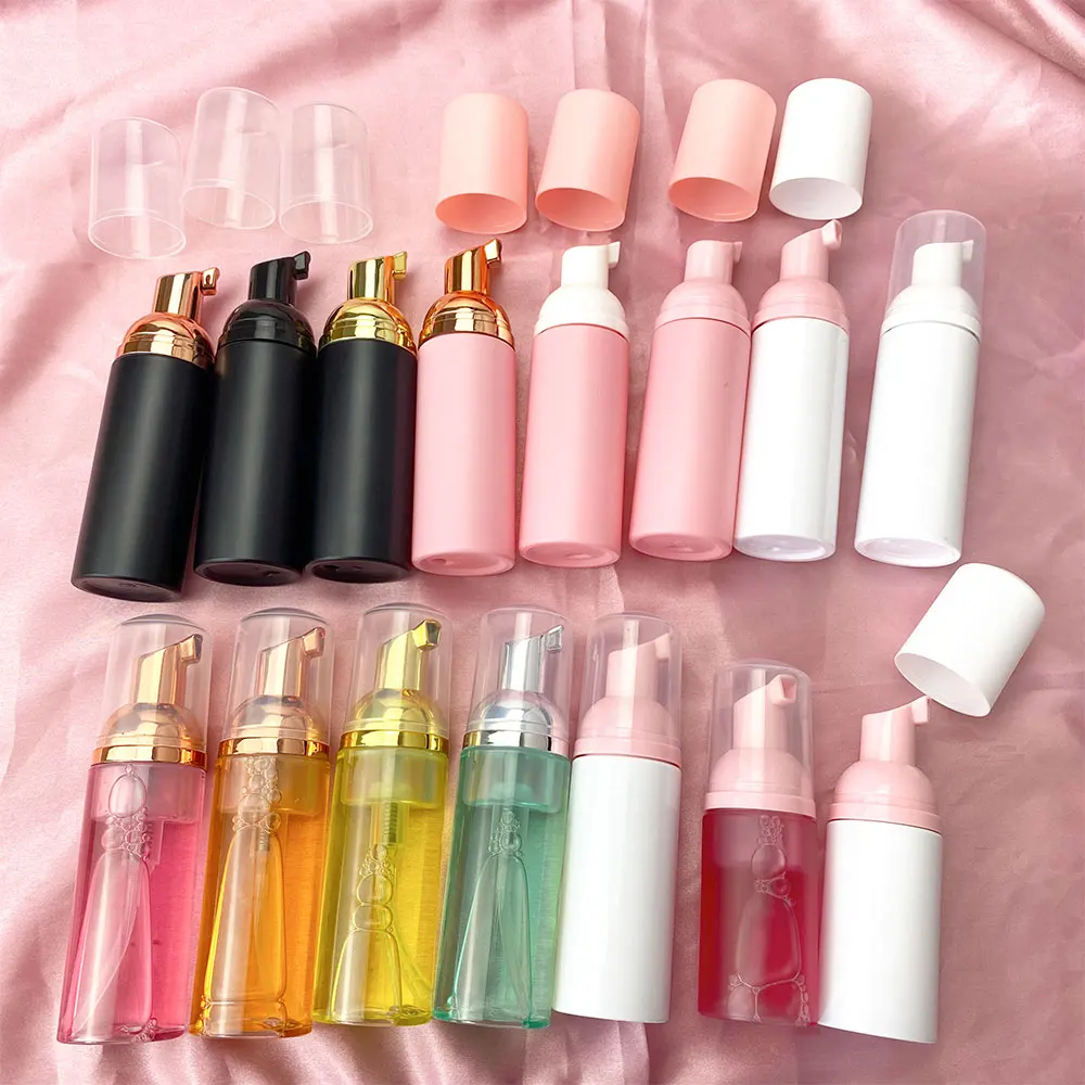 Abonnie Tear Free And Vegan Friendly Lash Extension Foam Shampoo Bottle Lash Shampoo Concentrate Kit Private Label With Brushes