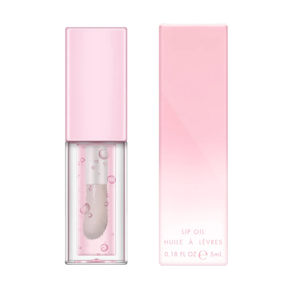 No logo plump lip set private label pearlescent moisturizing plump magic color-changing plump lip oil lip gloss