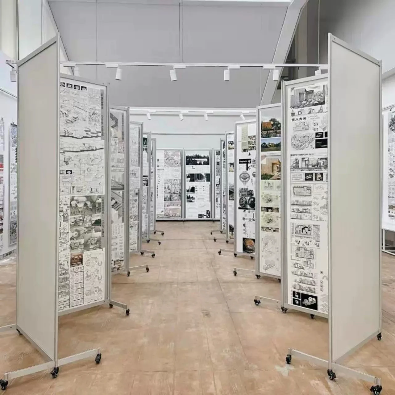 Aluminum Room Divider Partition Wall Movable Wall Office Furniture classroom Modern sliding partition wall