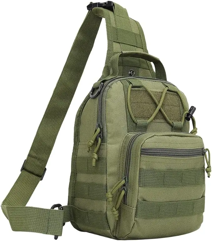 Удобная уличная тактическая сумка-слинг водонепроницаемая сумка из Оксфордского полиэстера нейлоновая ткань рюкзак-мессенджер через плечо