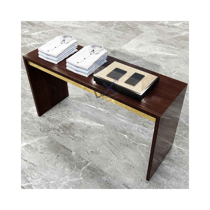 LUX Customized Factory Custom Retail Menswear Cabinet For Shop Visual Merchandising Clothes Display Showcase Shop Design