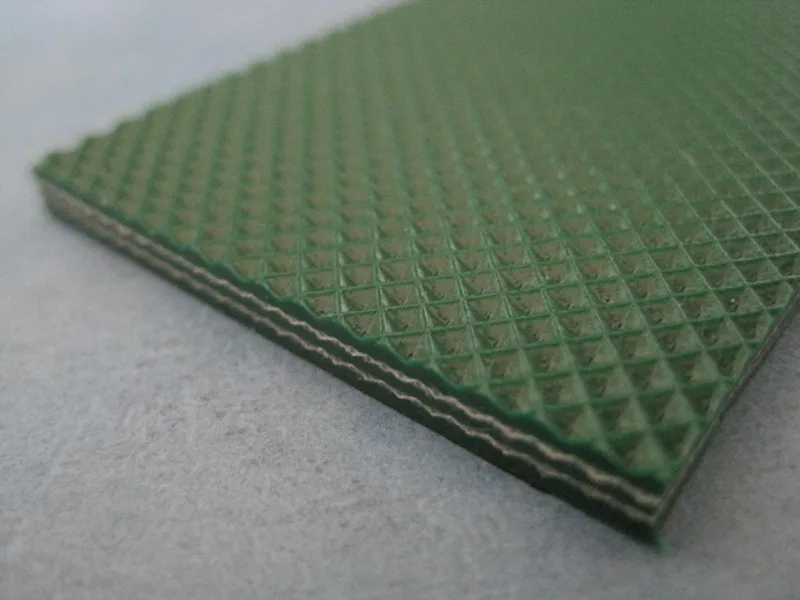 Manufacturer Rubber Low Noise Heat resistant Pvc Cleats Treadmill Walking Belt manufacturer Industrial conveyor belt