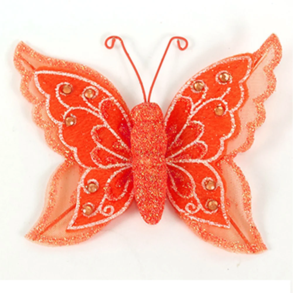 Dark Orange Red Glitter Powder Shiny Pigment 50g/pack for Christmas Arts Crafts Candle Crystal Ball Leather Furniture