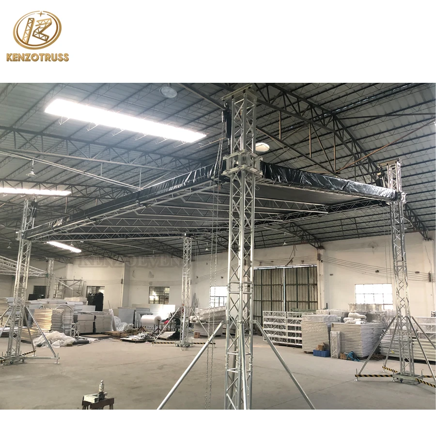 Popular Aluminum lifting towers truss ground support project