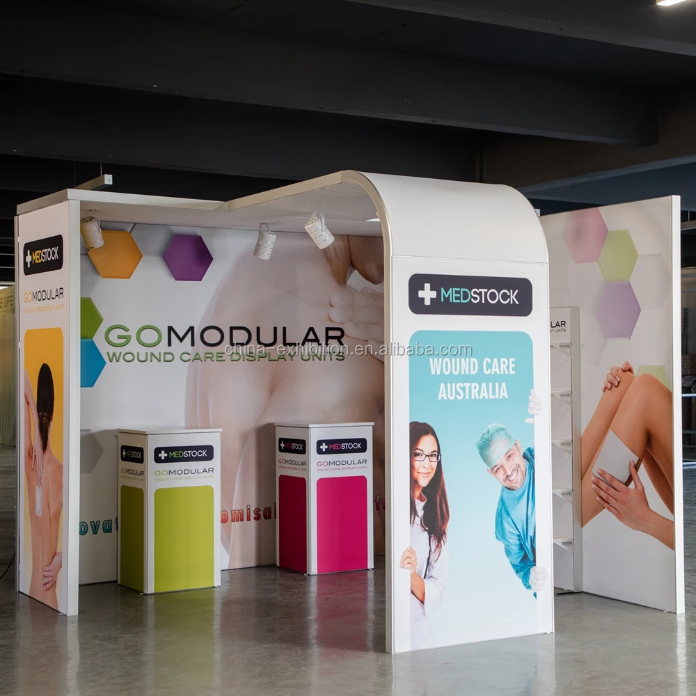 
Popular Custom light weight new style exhibition stand contractor trade show display 