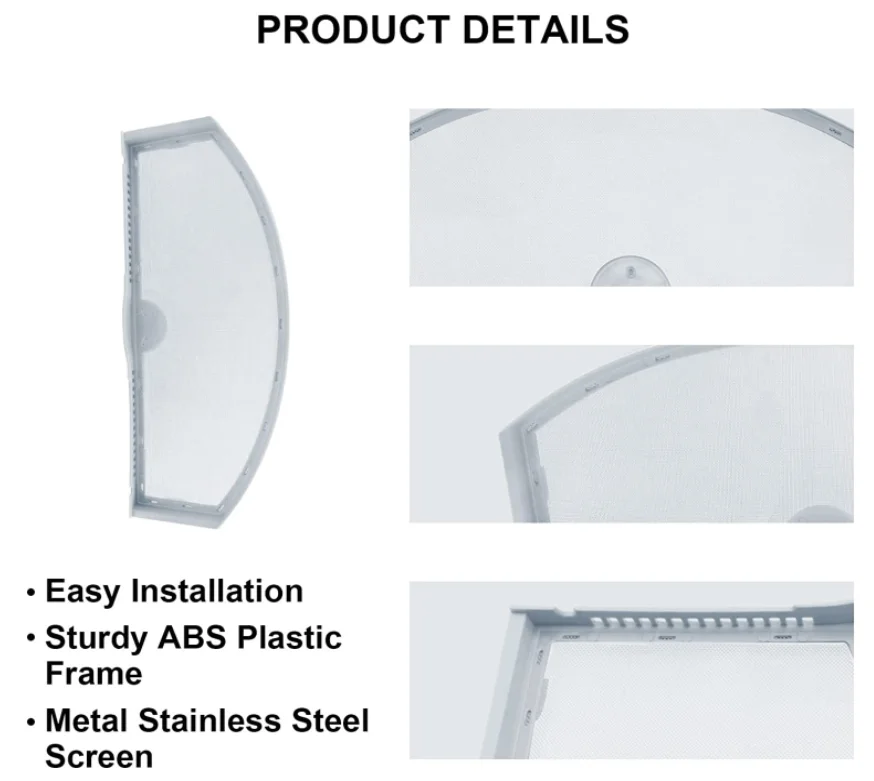 Hot Sale Dryer Lint Filter Screen Compatible With Maytag WE03X23881 dryer replacement Filter Washing machine parts