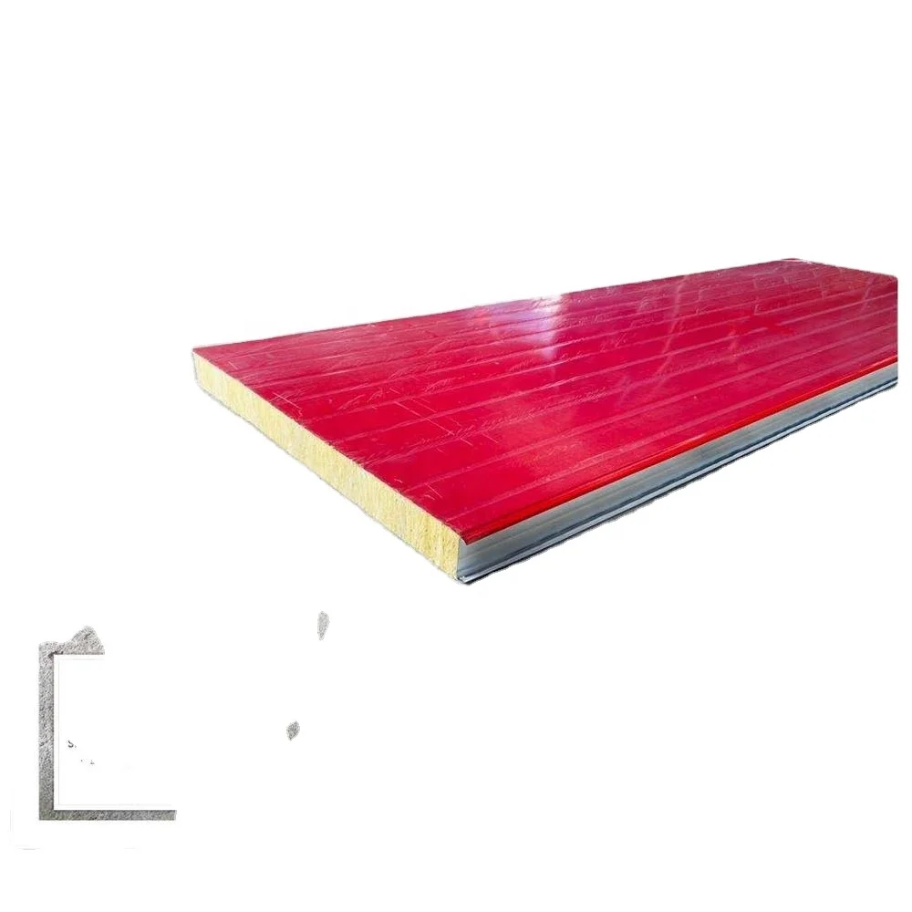 Sandwich Panel Wall Roof Panel Heat Insulation rock wool mineral wool  for Clean Room