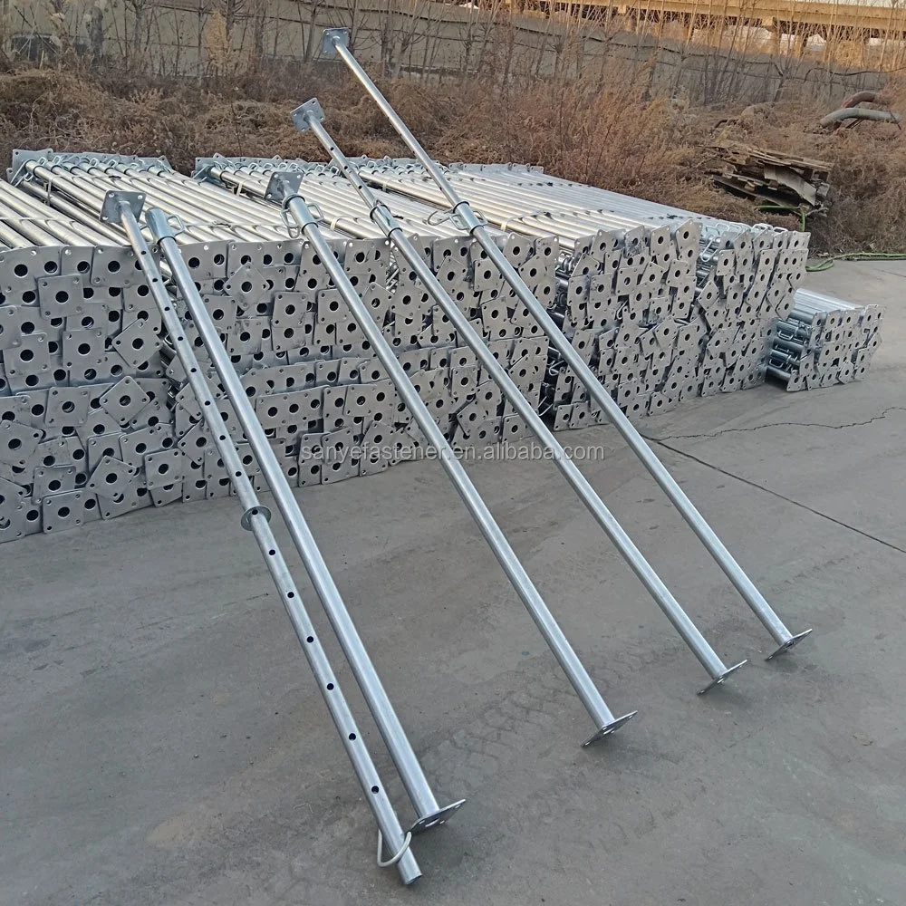 SANYE Building System Frame Telescopic Scaffolding Adjustable Steel Props For Sale