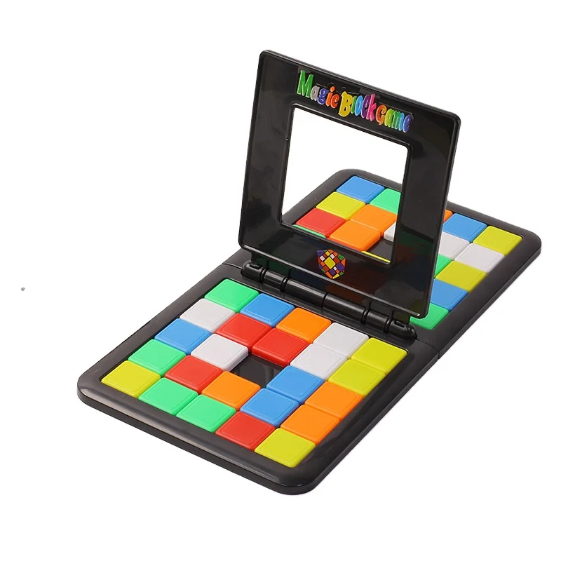 2020 новые детские головоломки настольные магические блоки игры красочные мобильные квадратные соревнования магический куб