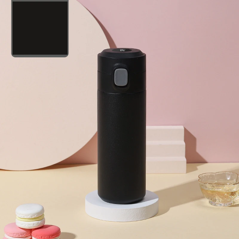 HongTai Drinkware Easy Lock Vacuum Flask with LED Display Digital Water Bottle for Baby Milk Powder