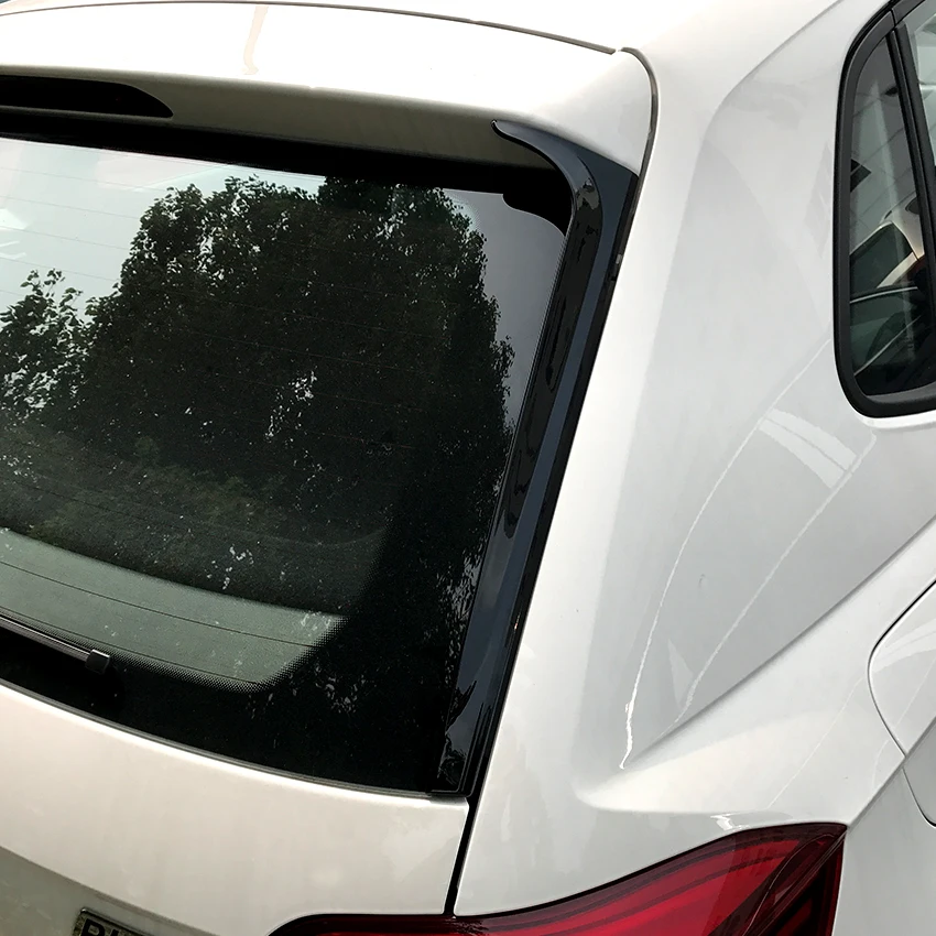 Body Kits for Volkswagen Polo MK6 2018+ Rear Side Wing Spoiler ABS Trim Cover Stickers Accessories Car Styling