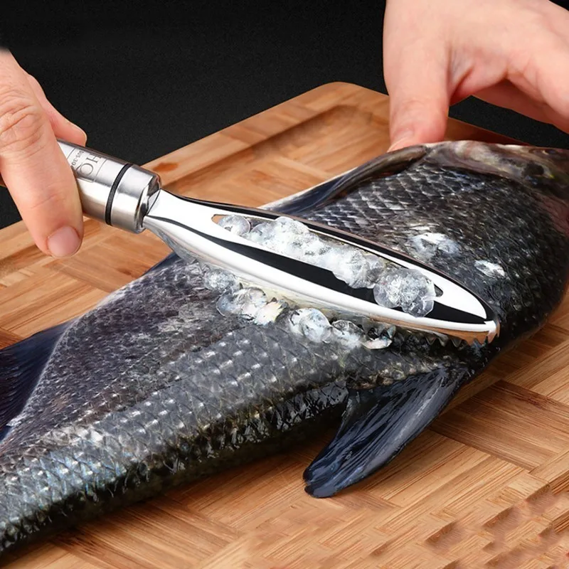 Dropshipping Europe Fish cleaning scraper fish bone pliers and stainless steel fish scaler